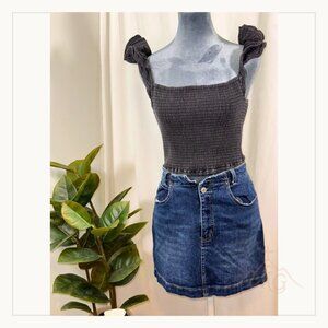 Z Supply Hera Gauze Top 🖤 | Chic Black Blouse, Size M